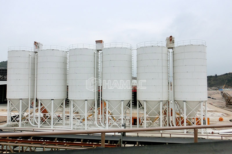 Bride en T boulonnée type silo de puissance 800 tonnes