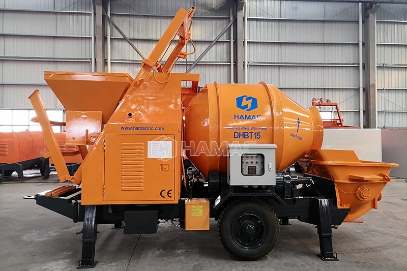Pompe malaxeur à béton diesel