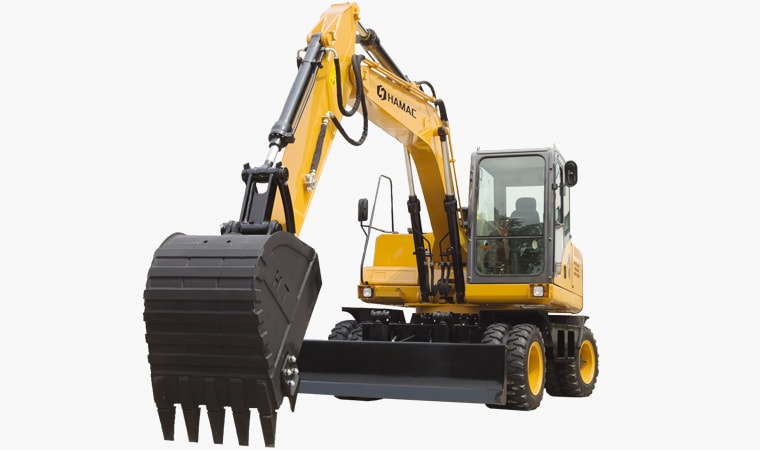 Excavatrice à roues