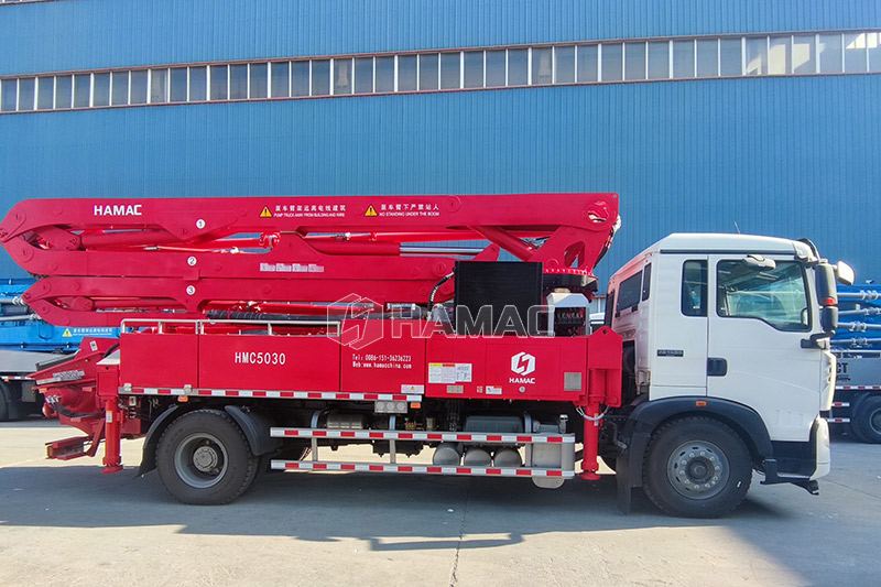 Prix du camion pompe à flèche en béton